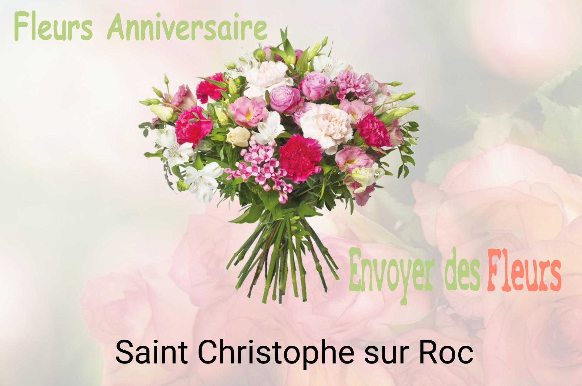 Bouquet de fleurs d’anniversaire livré à Saint-Christophe-sur-Roc