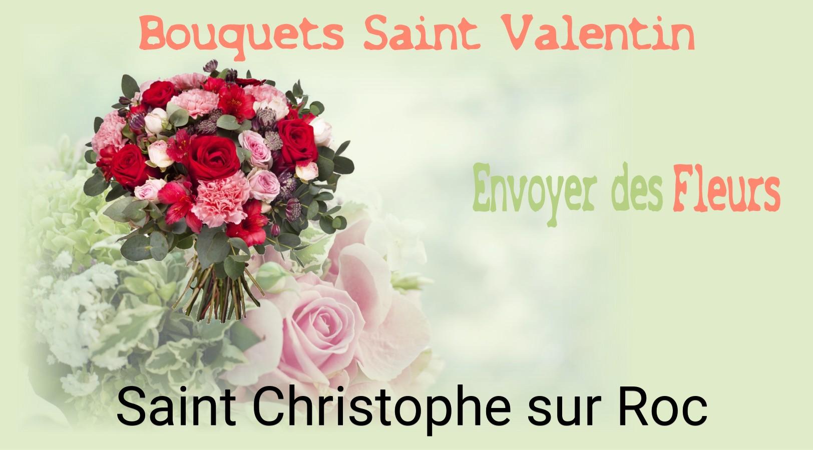 Roses de Saint-Valentin livrées à Saint-Christophe-sur-Roc